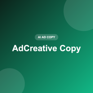 AdCreative Copy — AI ad copy tool recommended by AIEK